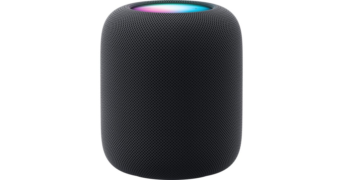 Apple HomePod (2.Generation), Lautsprecher schwarz, WLAN, Bluetooth, Dolby  Atmos