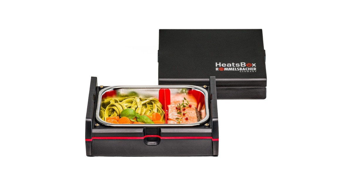 Rommelsbacher Elektrische Lunch-Box HB 100 HeatsBox schwarz, 100 Watt