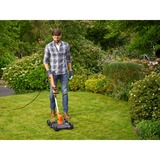 BLACK+DECKER 3-in-1 Multi-Trimmer Set BESTA530CM-QS, Rasentrimmer orange/schwarz, 550 Watt, inkl. Mäher-Chassis