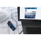 Bosch Professional Laser-Entfernungsmesser GLM 150-27 C Professional blau/schwarz, Reichweite 100m, rote Laserlinie