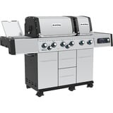 Broil King Gasgrill Imperial QS 690 IR edelstahl, mit Infrarot-Seitenbrenner und Heckbrenner, iQue Smart Steuerung
