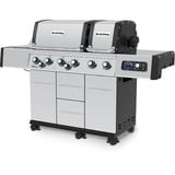 Broil King Gasgrill Imperial QS 690 IR edelstahl, mit Infrarot-Seitenbrenner und Heckbrenner, iQue Smart Steuerung