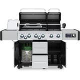 Broil King Gasgrill Imperial QS 690 IR edelstahl, mit Infrarot-Seitenbrenner und Heckbrenner, iQue Smart Steuerung