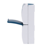 Busch-Jaeger Kombination Steckdose mit Schutzkontakt und Wippschalter Aus- und Wechselschaltung blaugrün, Retail