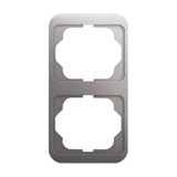 Busch-Jaeger Rahmen zwei-fach senkrecht alpha platin, Retail