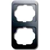 Busch-Jaeger Rahmen zwei-fach senkrecht alpha platin, Retail