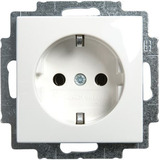 Busch-Jaeger SCHUKO Steckdosen-Einsatz, Typ 20 EUC-914, Unterputz, 16 Ampere, 250 Volt, mit Durchschleiffunktion weiß (glänzend), Retail