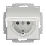 Busch-Jaeger Schutzkontaktsteckdose Einsatz 20 EUCKBD-914 weiß, Retail