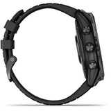 Garmin epix Pro (Gen 2) Standard Edition, Smartwatch schwarz/dunkelgrau, 51 mm, Silikon-Armband
