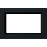 Gira Abdeckrahmen eineinhalbfach schwarz, Retail