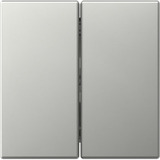 Gira Wippe zwei fach gerade, Abdeckung edelstahl, Retail