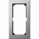 Merten Metallrahmen zweifach ohne Mittelsteg Retail