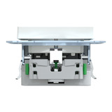 Merten Schutzkontakt Steckdose mit USB Ladegerät, Unterputz, 16 Ampere, 250 Volt, Typ F weiß (glänzend), Retail