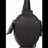 Merten Vollgummi Hängekupplung dreifach Typ 179851, Schutzkontaktkupplung, 16 Ampere, 250 Volt schwarz, Retail