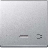 Merten Wippe Kontrollfenster Aluminium für Schalter und Taster Einsatz aluminium, Retail