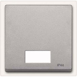 Merten Wippe Symbol Fenster rechteckig Schutzart IP vierundvierzig aluminium, Retail