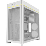 Montech HS01 , Tower-Gehäuse weiß, Tempered Glass