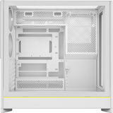 Montech HS01 , Tower-Gehäuse weiß, Tempered Glass