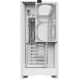 Montech HS01 , Tower-Gehäuse weiß, Tempered Glass