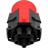 NRGkick Steckeraufsatz 16A - 5polig, max. 11kW, Adapter schwarz/rot, für NRGkick Ladeeinheit