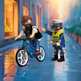 PLAYMOBIL 72076 City Action Fahrradraub, Konstruktionsspielzeug 