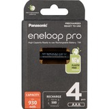 Panasonic Akku eneloop pro, Micro AAA 1,2V 4 Stück