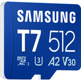 Samsung T7 microSDXC 512 GB, Speicherkarte blau