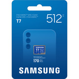 Samsung T7 microSDXC 512 GB, Speicherkarte blau
