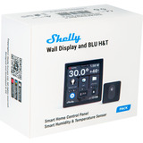 Shelly Wall Display + Shelly BLU H&T, Bedienteil schwarz