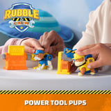 Spin Master Rubble & Crew Power Tool Pups - Spielset mit 2 Hundefiguren Rubble und Wheeler, Spielfigur 