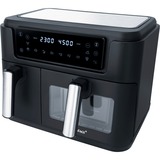 Steba Doppel-Heißluftfritteuse HF 9500 DUO schwarz, 2.400 Watt, 2 Körbe 6 Liter + 3,5 Liter 