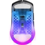 SteelSeries Aerox 3 Wireless Gen 2 Shadow, Gaming-Maus schwarz/transparent