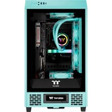 Thermaltake Toughline T200A Turquoise, Gaming-PC türkis/transparent, Windows 11 Home 64-Bit