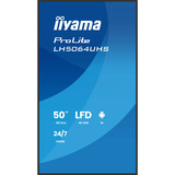 iiyama ProLite LH5064UHS-B1AG, Public Display schwarz (matt), UltraHD/4K, IPS, WiFi, Fernbedienung