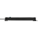 Brennenstuhl Premium-Line Steckdosenleiste 6-fach, 2x USB schwarz, 3 Meter Kabel, USB-A, USB-C, mit Sicherheitsschalter