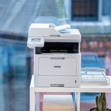 Brother MFC-L5710DW, Multifunktionsdrucker grau, USB, LAN, WLAN, Scan, Kopie, Fax