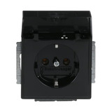 Busch-Jaeger Steckdose mit Deckel CEE 7/3 Typ F anthrazit, Retail