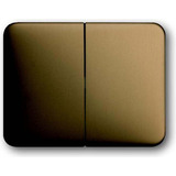 Busch-Jaeger Wippe zweiteilig für Serienschalter und Serienschalt-Taster bronze, Retail