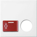 Busch-Jaeger Zentralscheibe alpinws 2548-022 B-914, Zentrale weiß, Retail