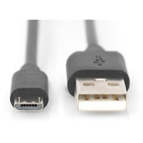 Digitus USB 2.0 Anschlusskabel USB-A (Stecker) > Micro-USB (Stecker)  schwarz, 1,8 Meter