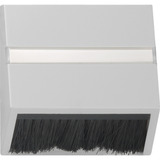 Gira Abdeckhaube steckbar mit Adapterrahmen für Geräte mit Abdeckung und Schrägauslass, lackiert, matt grau, Retail