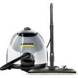 Kärcher SC 5 EasyFix Iron, Dampfreiniger weiß/schwarz, 2.250 Watt, inkl. Dampfdruck-Bügeleisen