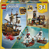 LEGO 31387 Creator 3-in-1 Legendäres Piratenschiff, Konstruktionsspielzeug 