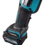 Makita Akku-Winkelschleifer GA016GM201 XGT, 40Volt blau/schwarz, 2x Li-Ion XGT Akku 4,0Ah, MAKPAC Gr.4