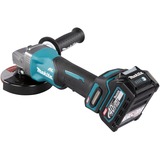 Makita Akku-Winkelschleifer GA016GM201 XGT, 40Volt blau/schwarz, 2x Li-Ion XGT Akku 4,0Ah, MAKPAC Gr.4