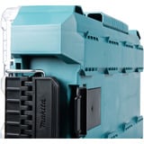 Makita MAKTRAK Organizer tief M, Werkzeugkiste blau/transparent, Transparenter Deckel