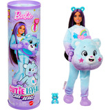 Mattel Cutie Reveal Barbie Puppe mit Glücksbärchis Dream Bär und 10 Überraschungen 