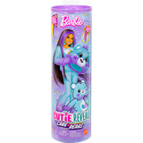 Mattel Cutie Reveal Barbie Puppe mit Glücksbärchis Dream Bär und 10 Überraschungen 