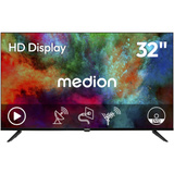 Medion LIFE MD 832003 mit DVD-Player, LED-Fernseher 80 cm (32 Zoll), schwarz, WXGA, Triple Tuner, Mediaplayer