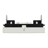 Merten Wippe für Serienschalter, zweiteilige Taste, glänzende Thermoplast-Abdeckung weiß (glänzend), Retail